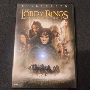 The lord of the rings: The fellowship of the ring dvd